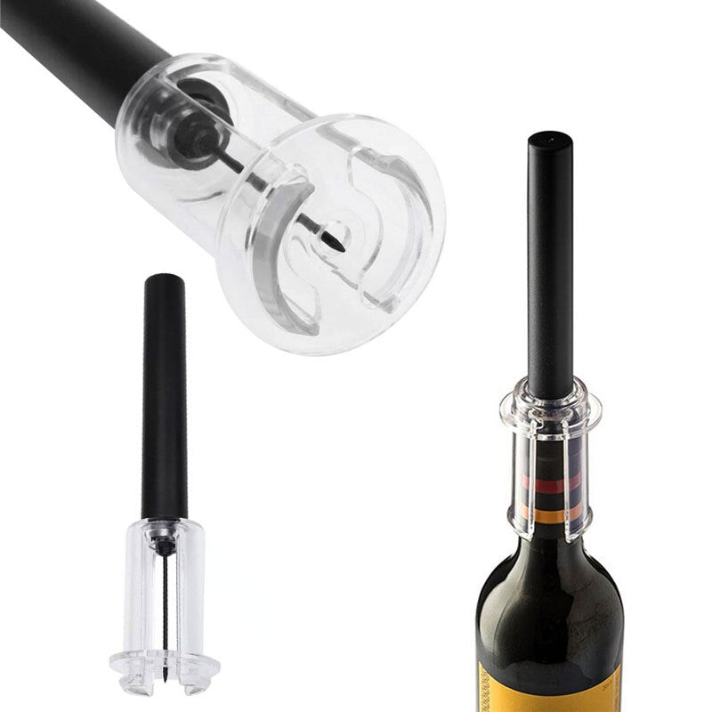 3pcs Air Pressure Wine Opener Stainless Steel Pin Type