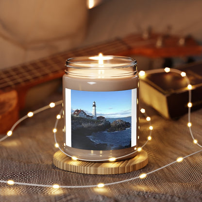 " Perfect Scenery " Design Scented Candles, 9oz Holiday Gift Birthday Gift Comfort Spice Scent, Sea Breeze Scent, Vanilla Bean Scent Home Decor