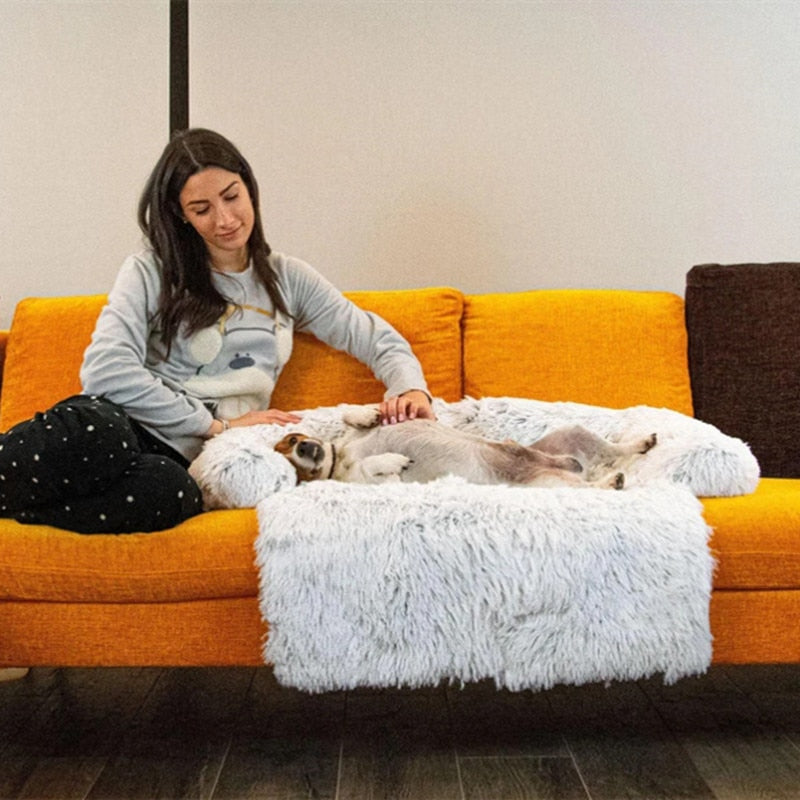 Gradient Plush, Soft and Comfortable Pet Sofa Bed