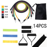 17Pcs Fitness Resistance Bands Set