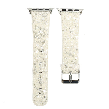 3pcs Leather Band for Apple Watch Series 6 SE 5/4/3 Bling Strap for iWatch