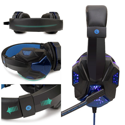 LED Light Wired Gamer Headset Gamers Toolkit
