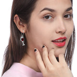 3pcs Fabulous Red Wine Goblets Stud Earrings