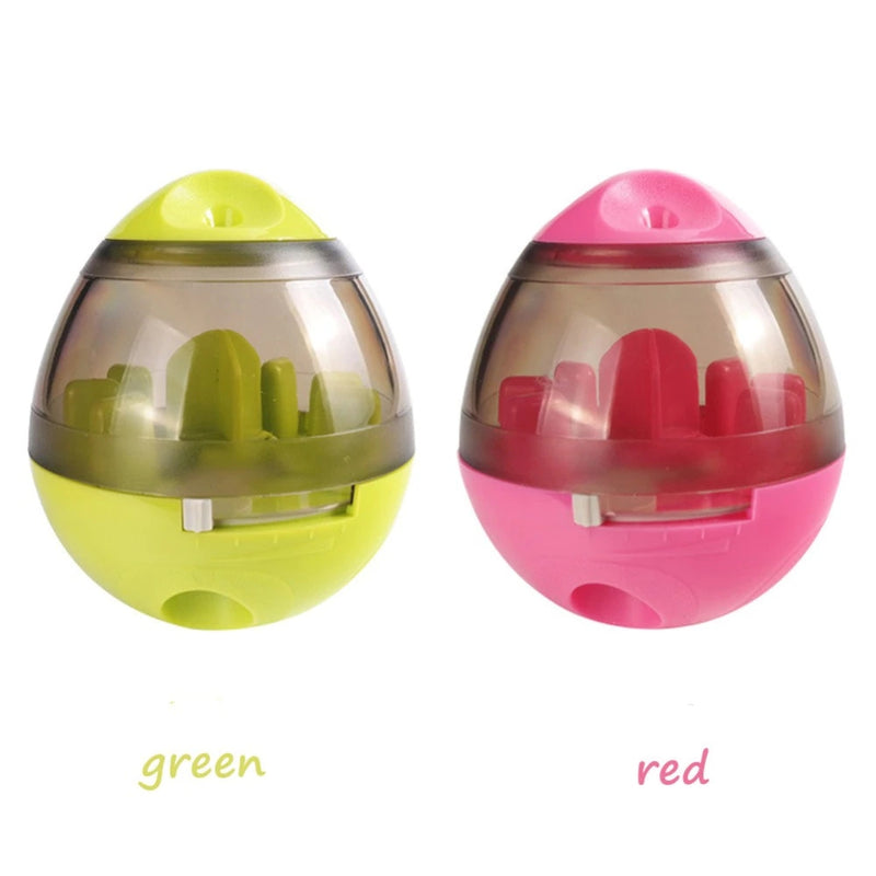 Interactive Pet Food Dispenser Dome-Shaped Toy