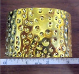 New Metal Gold Adjustable Bangle Cuff Bracelet. Women's Fashion Jewelry