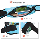 3pcs Portable  Waterproof  Waist Bag