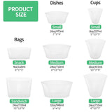 Silicone Food Zip Bag Food Fresh-keeping Bag