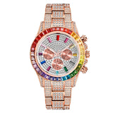 Diamond Calendar Watches  luxurious and sophisticated timepiece 30M water resistance