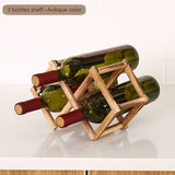 Wooden Wine Bottle Storage Rack