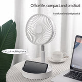 HATV Portable Fan USB Rechargeable with a large capacity 7200mAh battery that can be recharged for extended use.