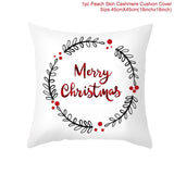 3pcs 45x45cm Cartoon Christmas Print Design Pillowcase