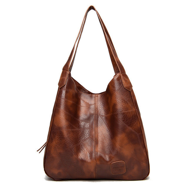 Vintage PU Leather Handbag Women's Fashion Accessories