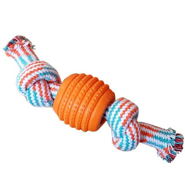 3pcs Bite Resistant Teething Rope Toy for Small and Medium Dogs