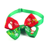 3pcs Christmas Pet Bow Collar