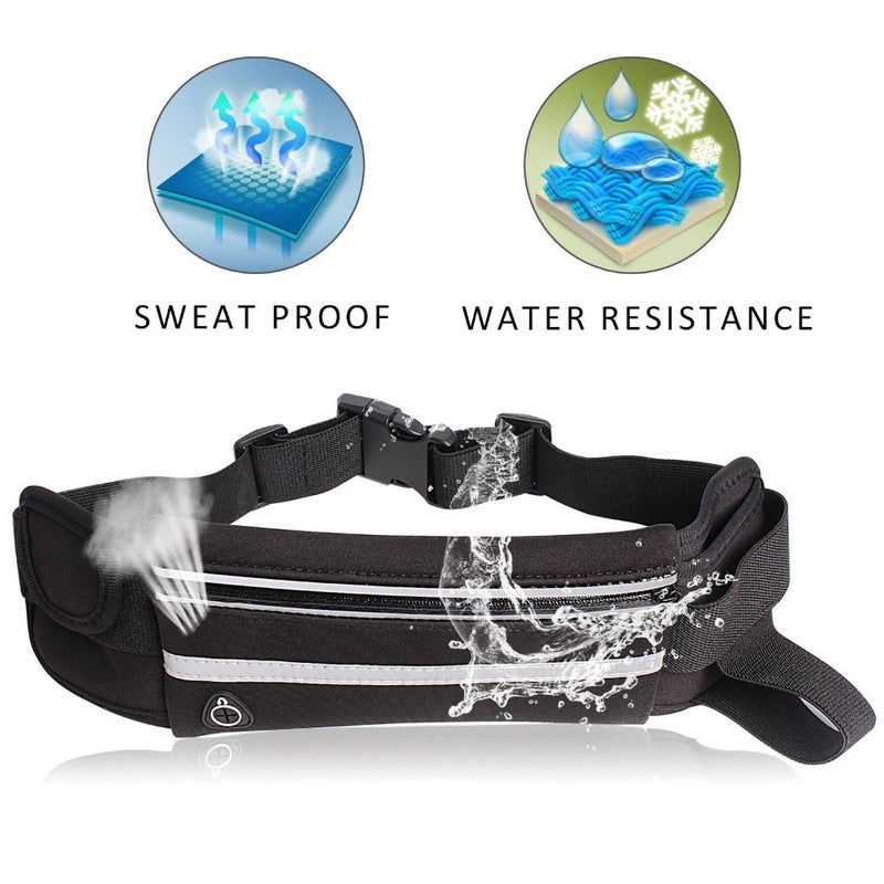 3pcs Portable  Waterproof  Waist Bag