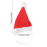 3pcs Christmas Pet Santa Hat