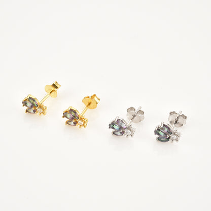 Winter Bee Sterling Silver Earrings and Ring Collection Women's Fashion Jewelry Accessories