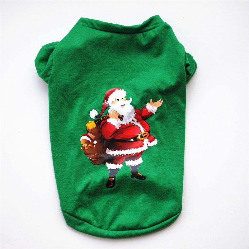 3pcs Stylish Creative Christmas Design Dog Clothes