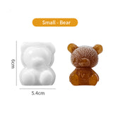 Cute Teddy Bear Food Grade Silicone Mold Ice Cube Maker