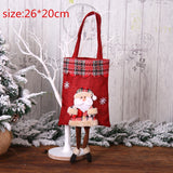 3pcs Christmas Socks Stockings Home Decorations