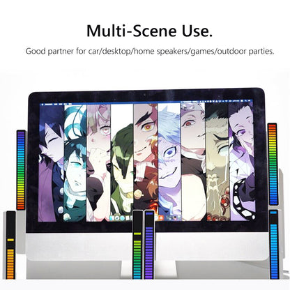 3pcs RGB Music Sound control LED Light Bar Home perfect for any occasion.