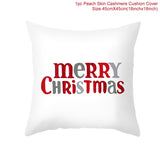 3pcs 45x45cm Cartoon Christmas Print Design Pillowcase