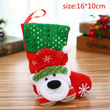 3pcs Christmas Socks Stockings Home Decorations