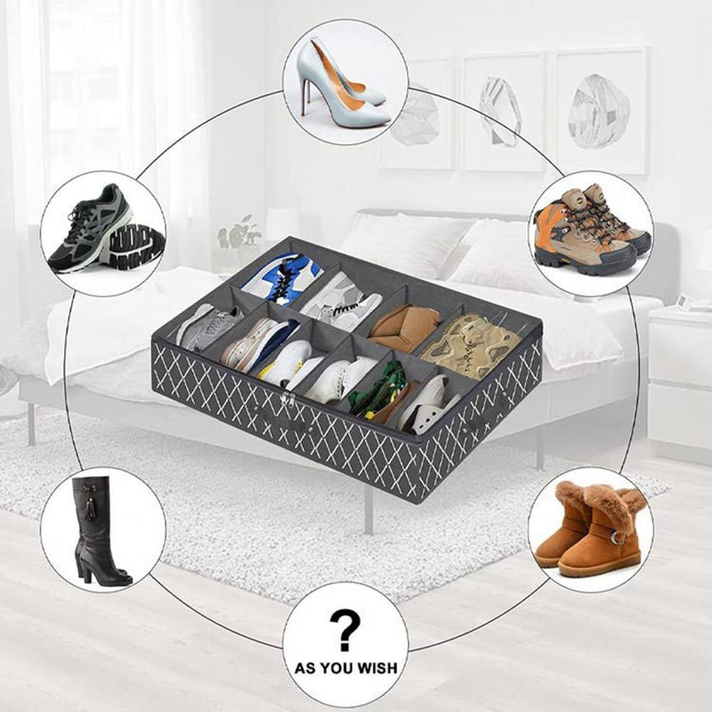 3pcs 10 Grids Shoes Organizer easy and convenient way to keep your shoes organized