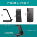 3 in1 Multifunctional Wireless Charger Stand for iPhone