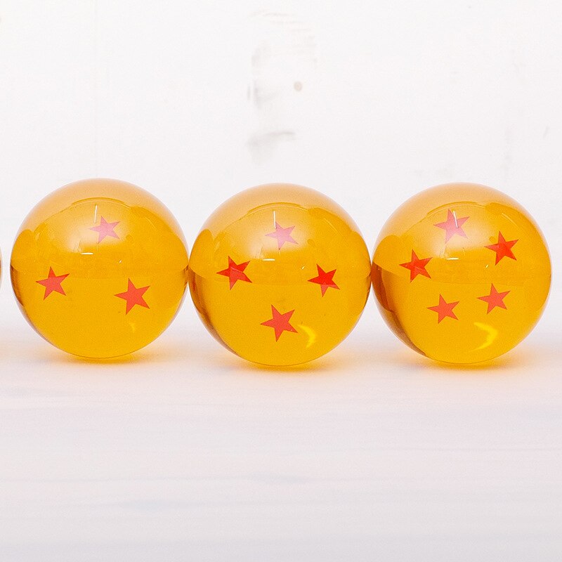 7Pcs/Set 3.5CM Dragon Ball Z 7 Stars Crystal Balls Dragon Ball Ball Complete Set New In Box