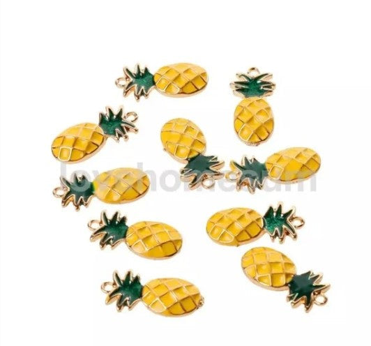 Brand New Pineapple 🍍 Charms Pendant DIY Jewelry Making. You will receive 20 pcs assorted style. - Findsbyjune.com