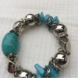 FREE with $29 purchase. Brand New Turquoise Stretch Bracelet. Women's Fashion Accessories