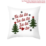 3pcs 45x45cm Cartoon Christmas Print Design Pillowcase