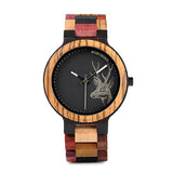 Natural Wooden Unique, Analog, Quartz Watch