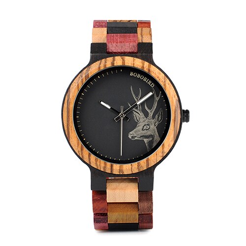 Natural Wooden Unique, Analog, Quartz Watch