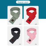 USB Heated Winter Scarf Smart Heating Solid Massage Scarf Outdoor Equipment Winter Warmer Neck Heating Pad Heated Scarf New