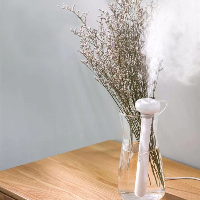 White Portable Adjustable USB Humidifier