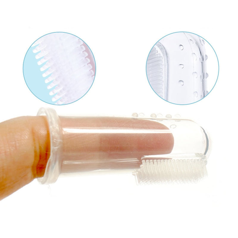 3pcs Pet Finger Toothbrush