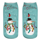 3pcs Women's 1 Pair Christmas Design Socks