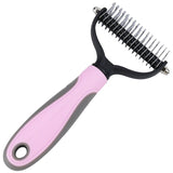 3pcs Double Sided Made Stainless Steel Bristle Dehairing Pet Brush