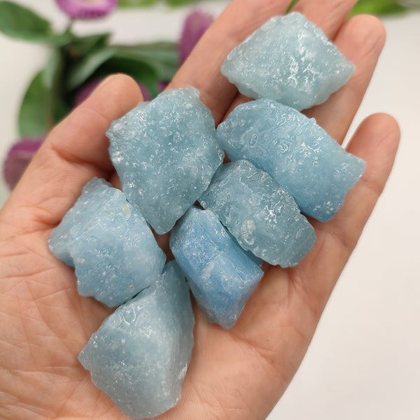 Raw Crystal Quartz Rock Natural Aquamarine Stone Crystal Quartz