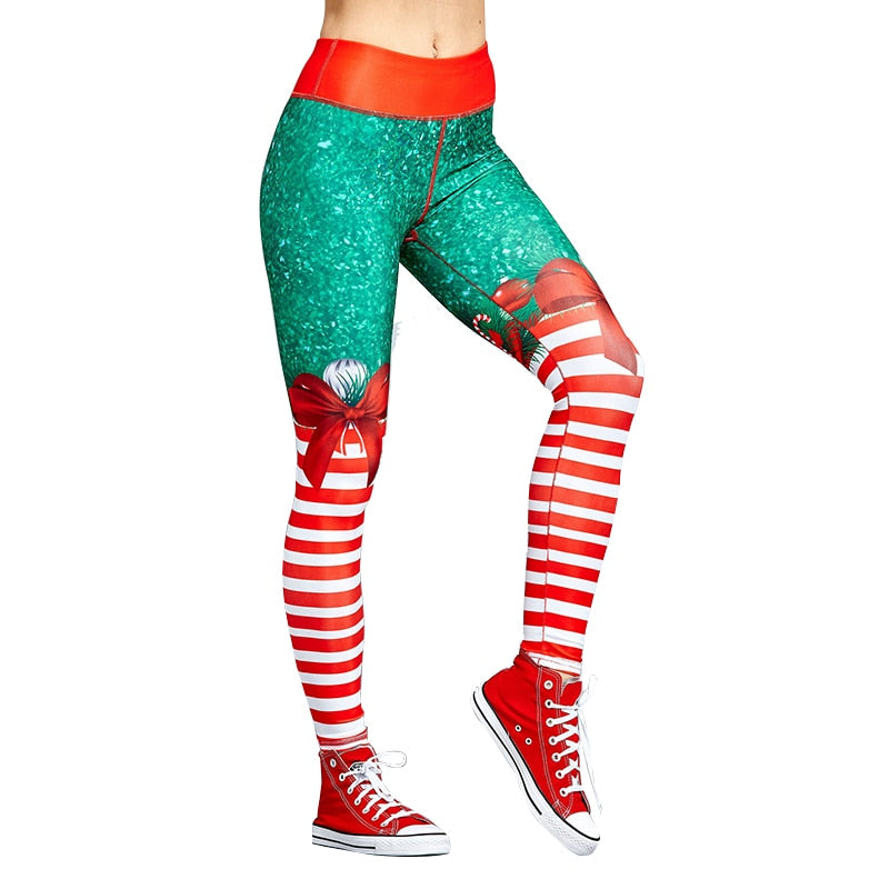 Christmas Trousers Leggings For Women