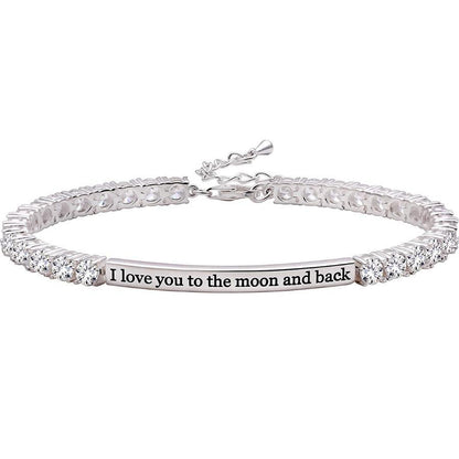 " I Love you to the Moon & Back " Elements Bracelet