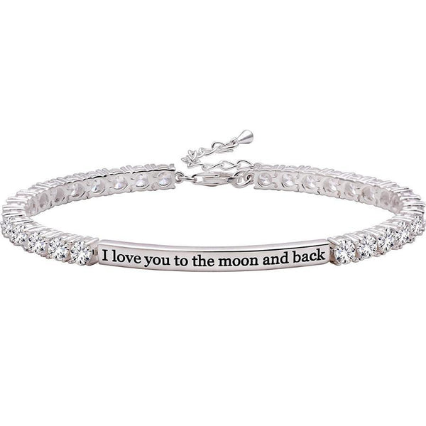 " I Love you to the Moon & Back " Elements Bracelet