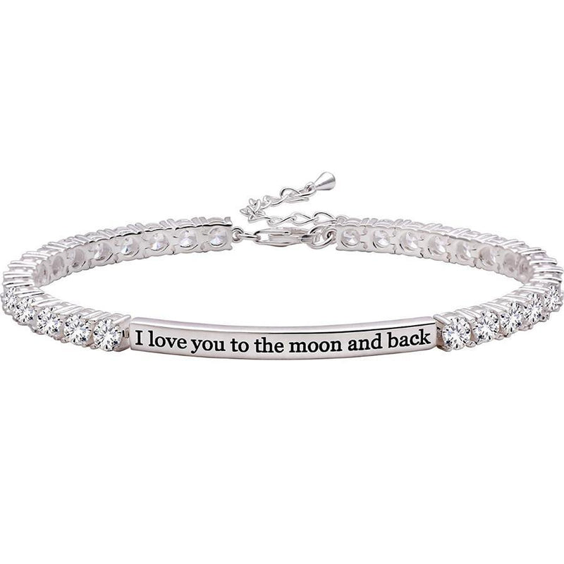 " I Love you to the Moon & Back " Elements Bracelet