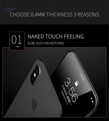 3pcs Luxury Ultra Thin PC Slim Transparent Back Cover Case