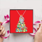 50% OFF Merry Christmas Card Tree Gift Box + Necklace ( Options to choose from)