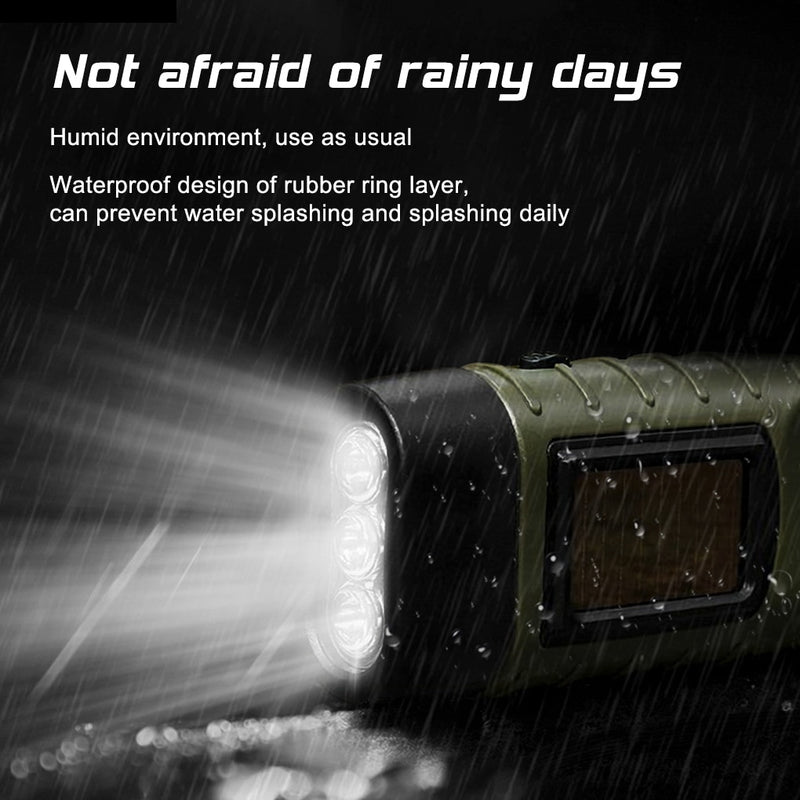 Portable Solar Powered Flashlight