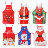 3pcs Santa Claus Christmas Non-woven Kitchen  Apron