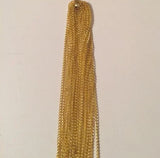 Brand New 18" Gold Plated Chain Necklace. Women's Fashion Jewelry